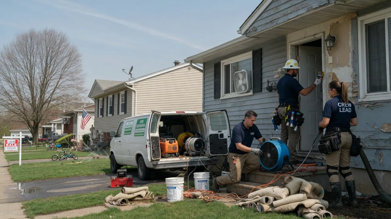 Flood Cleanup in Morganville, NJ near me